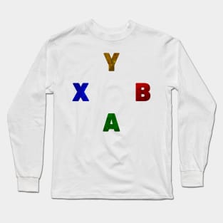 Controller Buttons Long Sleeve T-Shirt